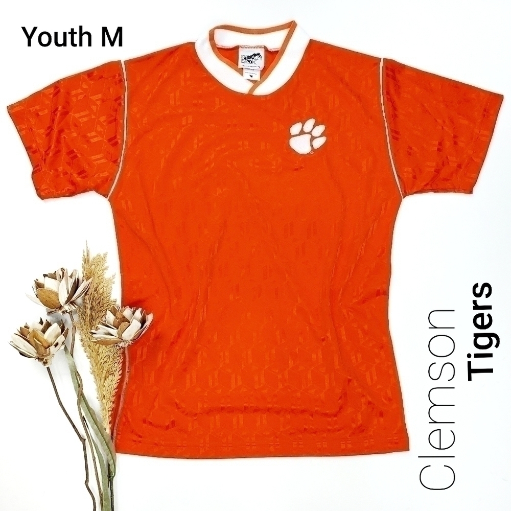 NEW CLEMSON TIGERS  Polo Jersey Youths Medium